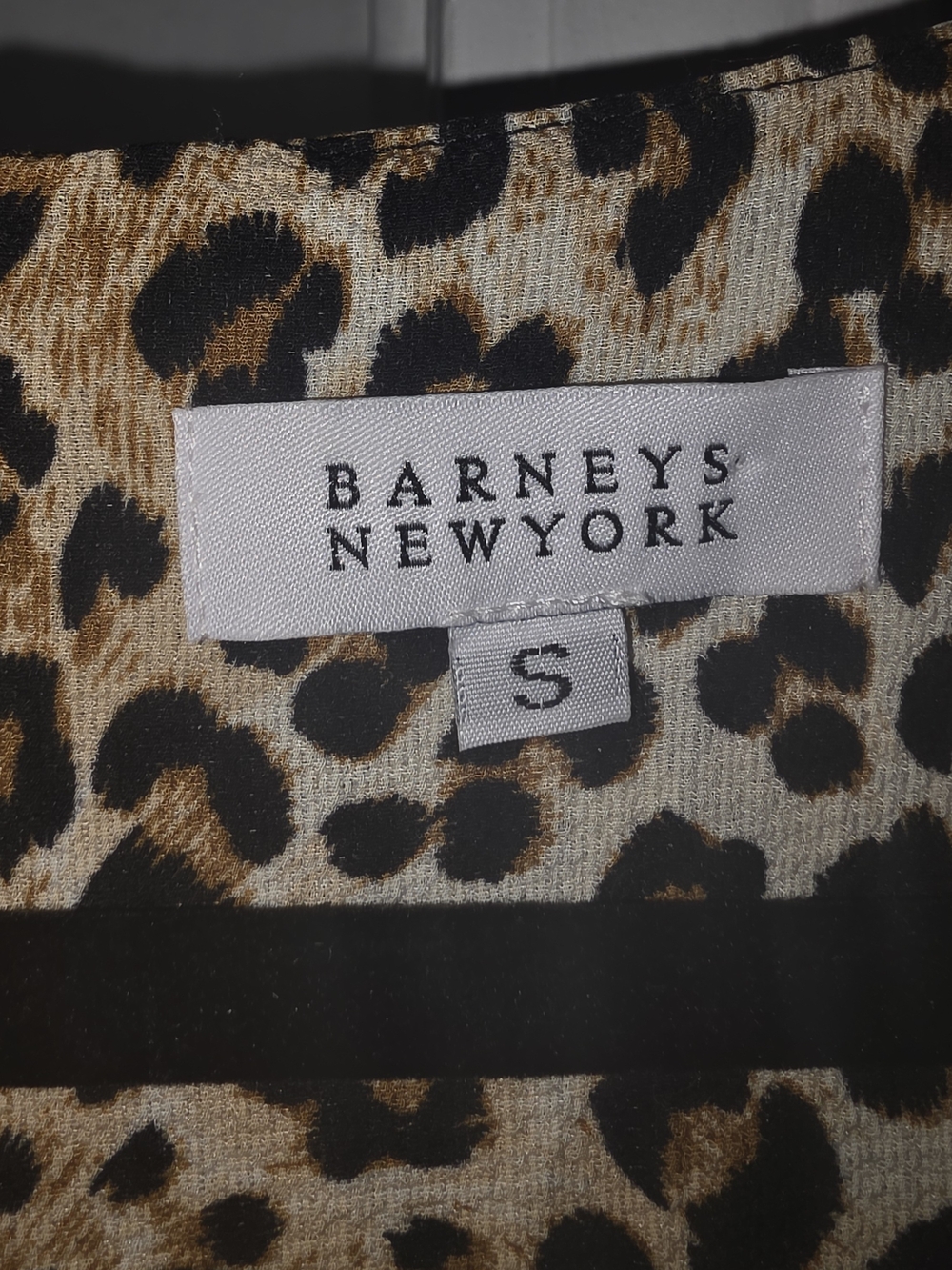Barneys New York Leopard Print Midi Dress - Brown & Cream - Picture 2 of 10